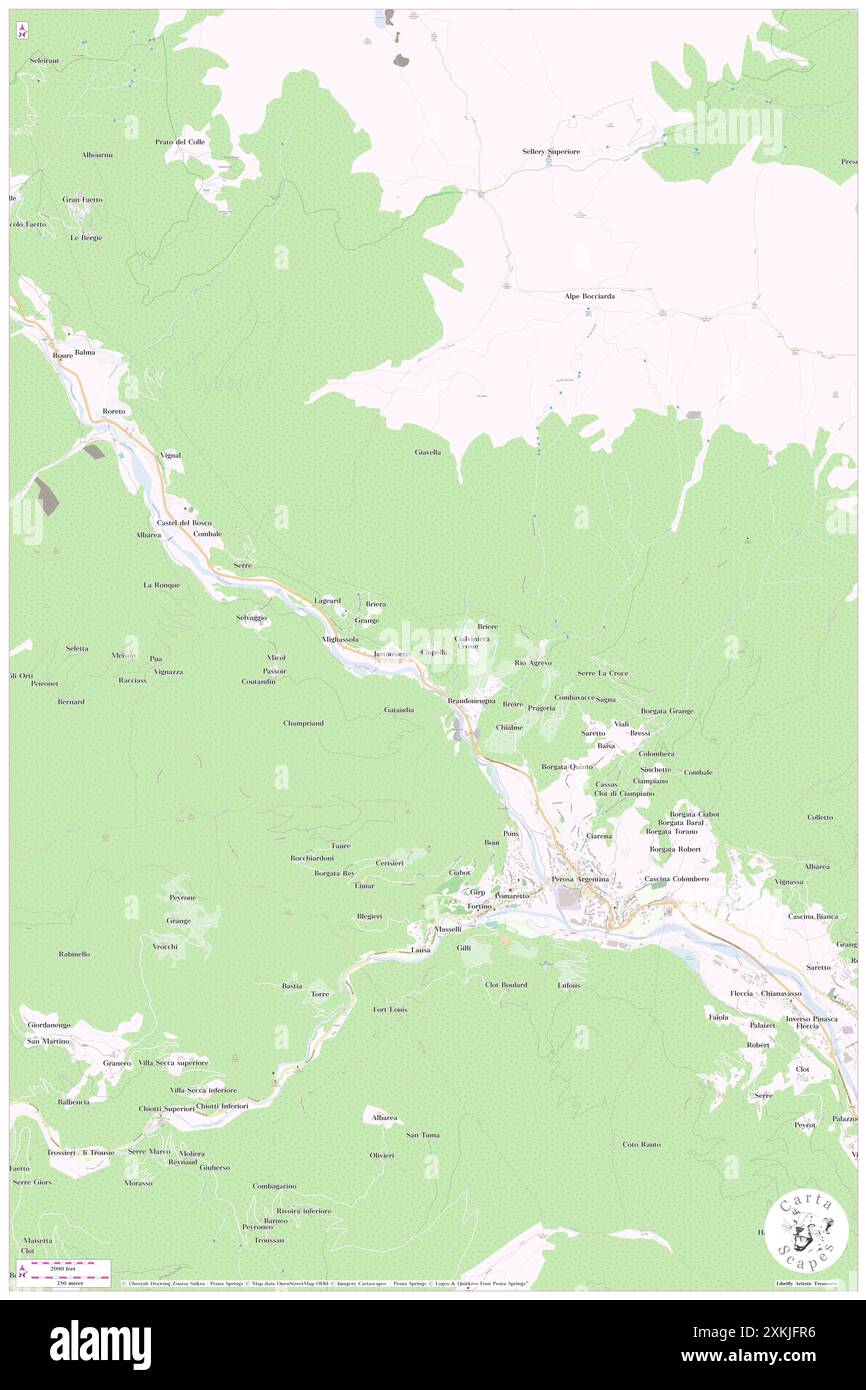 Ciapella, Turin, IT, Italie, Piémont, n 44 58' 35'', N 7 10' 24'', carte, Cartascapes carte publiée en 2024. Explorez Cartascapes, une carte qui révèle la diversité des paysages, des cultures et des écosystèmes de la Terre. Voyage à travers le temps et l'espace, découvrir l'interconnexion du passé, du présent et de l'avenir de notre planète. Banque D'Images