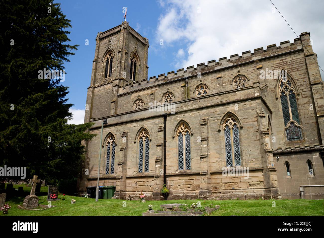 Église All Saints, Stretton on Dunsmore, Warwickshire, Angleterre, Royaume-Uni Banque D'Images