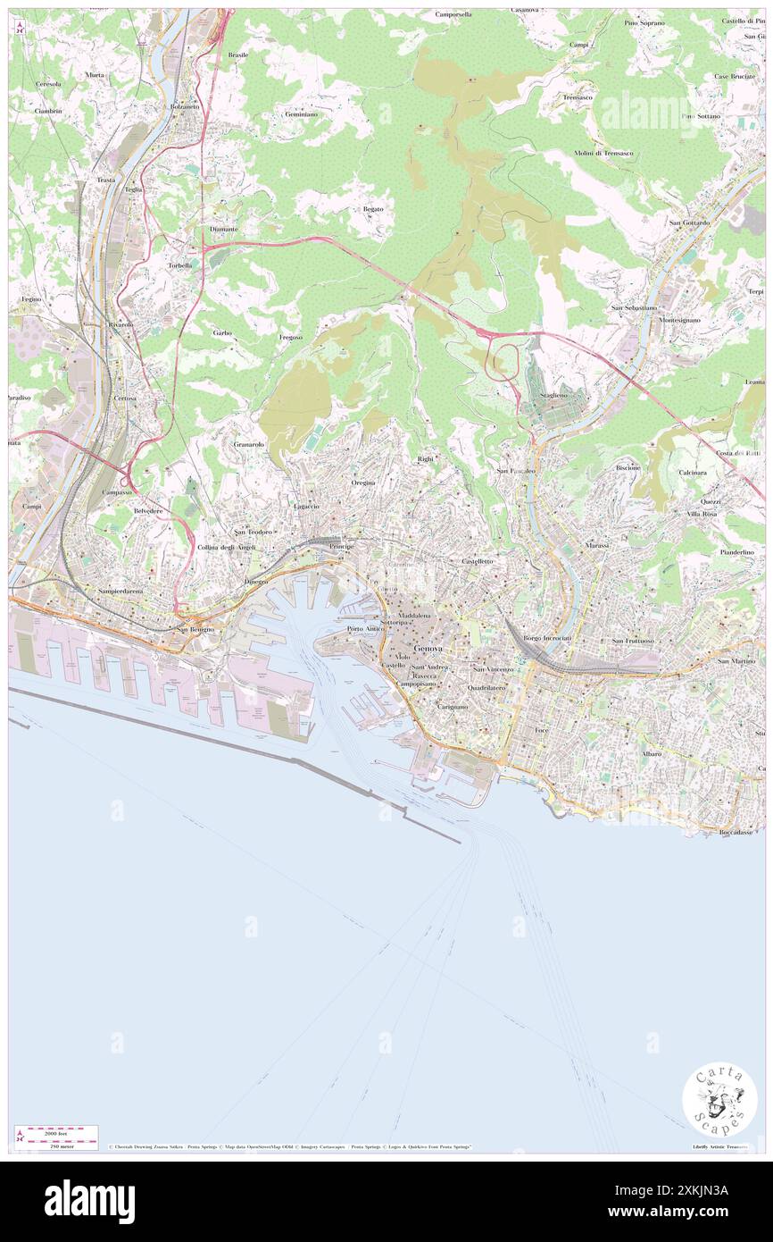 Piazza della Nunziata, Provincia di Genova, IT, Italie, Ligurie, n 44 24' 49'', N 8 55' 42'', carte, Cartascapes carte publiée en 2024. Explorez Cartascapes, une carte qui révèle la diversité des paysages, des cultures et des écosystèmes de la Terre. Voyage à travers le temps et l'espace, découvrir l'interconnexion du passé, du présent et de l'avenir de notre planète. Banque D'Images