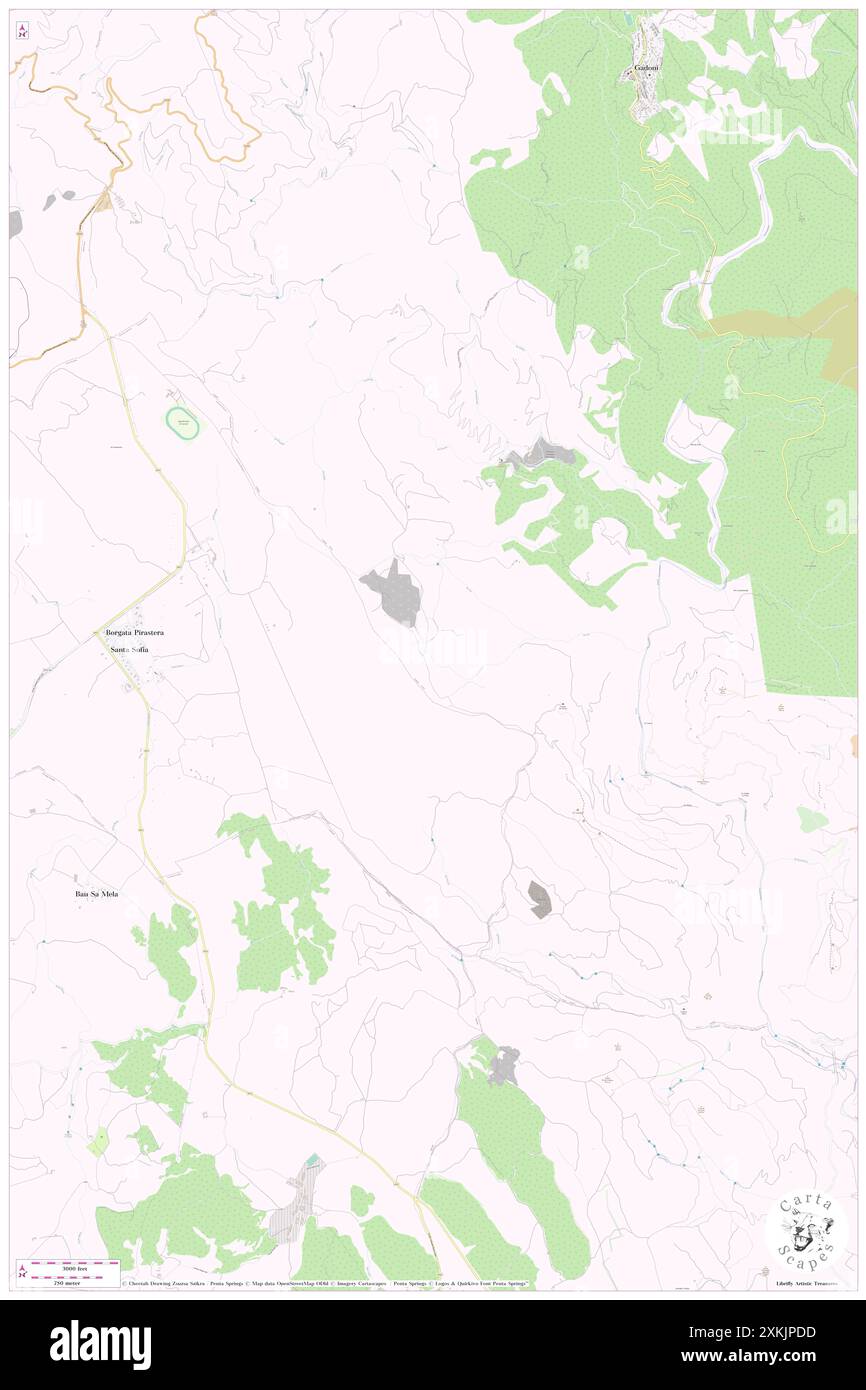 Bauzzoni, IT, Italie, Sardaigne, N 39 51' 37'', N 9 9' 37'', carte, Carthascapes carte publiée en 2024. Explorez Cartascapes, une carte qui révèle la diversité des paysages, des cultures et des écosystèmes de la Terre. Voyage à travers le temps et l'espace, découvrir l'interconnexion du passé, du présent et de l'avenir de notre planète. Banque D'Images