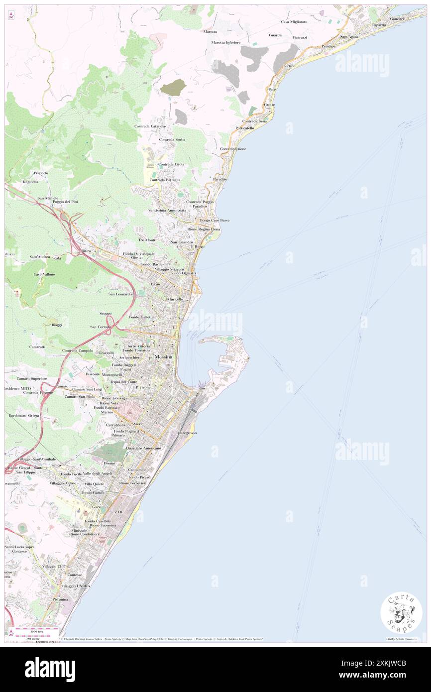 Villa Umberto, IT, Italie, Sicile, N 38 12' 0'', N 15 34' 0'', carte, Carthascapes carte publiée en 2024. Explorez Cartascapes, une carte qui révèle la diversité des paysages, des cultures et des écosystèmes de la Terre. Voyage à travers le temps et l'espace, découvrir l'interconnexion du passé, du présent et de l'avenir de notre planète. Banque D'Images