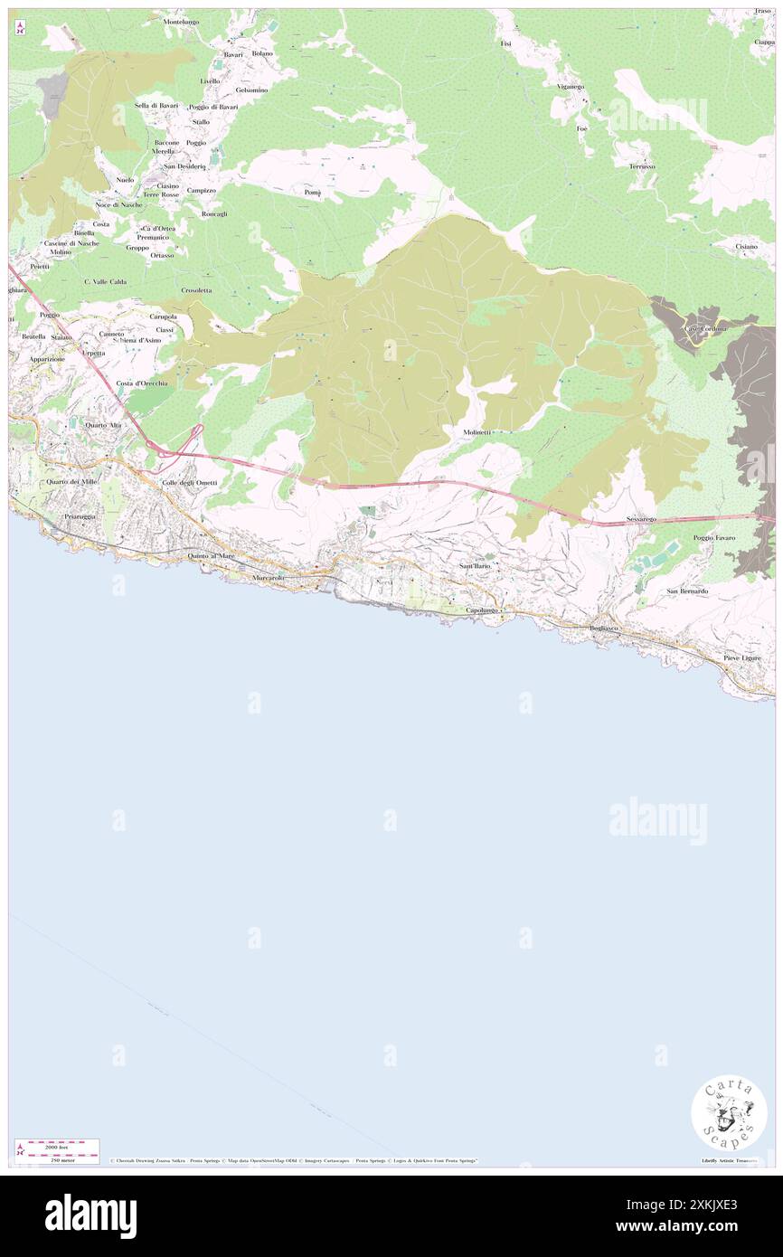 Hotel Astor, Provincia di Genova, IT, Italie, Ligurie, n 44 22' 58'', N 9 2' 24'', carte, Cartascapes carte publiée en 2024. Explorez Cartascapes, une carte qui révèle la diversité des paysages, des cultures et des écosystèmes de la Terre. Voyage à travers le temps et l'espace, découvrir l'interconnexion du passé, du présent et de l'avenir de notre planète. Banque D'Images