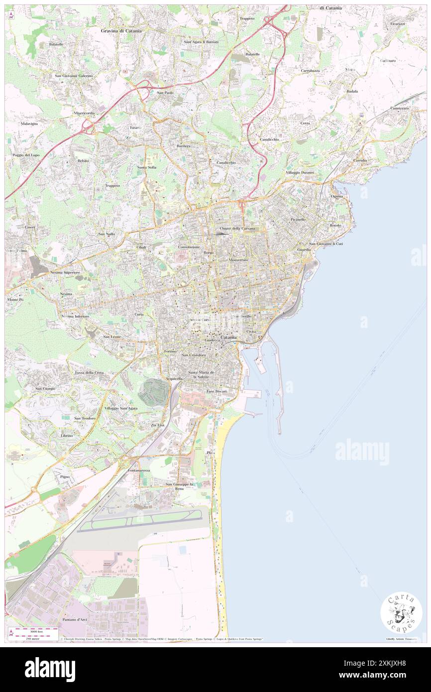 Hôtel Royal, Catane, IT, Italie, Sicile, n 37 30' 17'', N 15 5' 3'', carte, Cartascapes carte publiée en 2024. Explorez Cartascapes, une carte qui révèle la diversité des paysages, des cultures et des écosystèmes de la Terre. Voyage à travers le temps et l'espace, découvrir l'interconnexion du passé, du présent et de l'avenir de notre planète. Banque D'Images