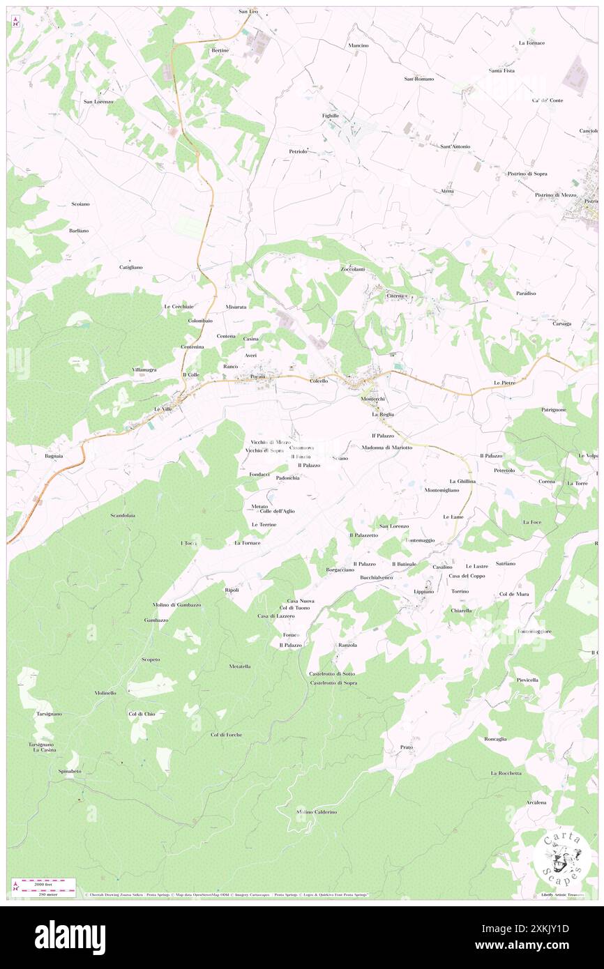 Casanova, Province d'Arezzo, IT, Italie, Toscane, n 43 28' 44'', N 12 5' 58'', carte, Cartascapes carte publiée en 2024. Explorez Cartascapes, une carte qui révèle la diversité des paysages, des cultures et des écosystèmes de la Terre. Voyage à travers le temps et l'espace, découvrir l'interconnexion du passé, du présent et de l'avenir de notre planète. Banque D'Images