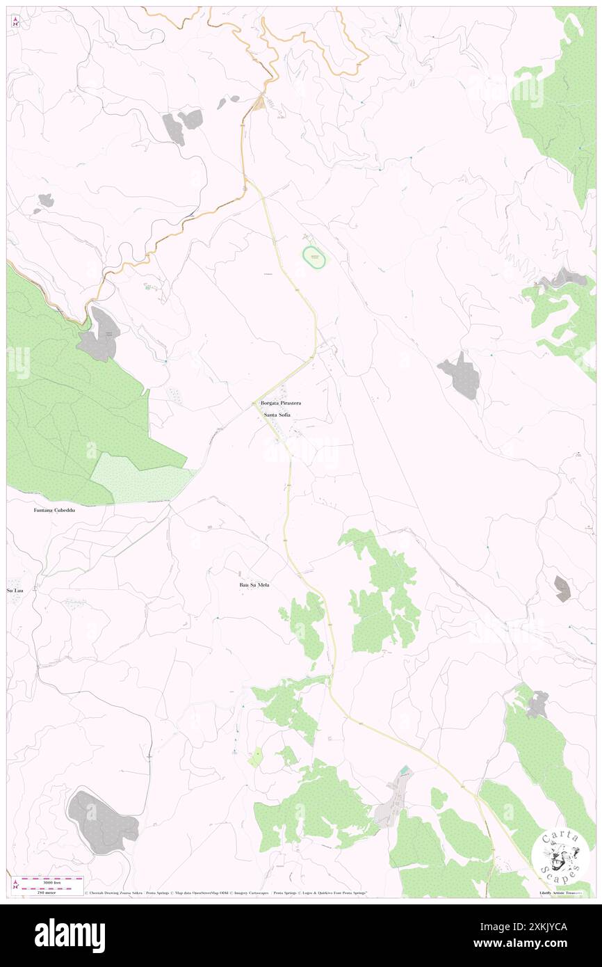 Buschetto, IT, Italie, Sardaigne, N 39 51' 19'', N 9 7' 42'', carte, Carthascapes carte publiée en 2024. Explorez Cartascapes, une carte qui révèle la diversité des paysages, des cultures et des écosystèmes de la Terre. Voyage à travers le temps et l'espace, découvrir l'interconnexion du passé, du présent et de l'avenir de notre planète. Banque D'Images