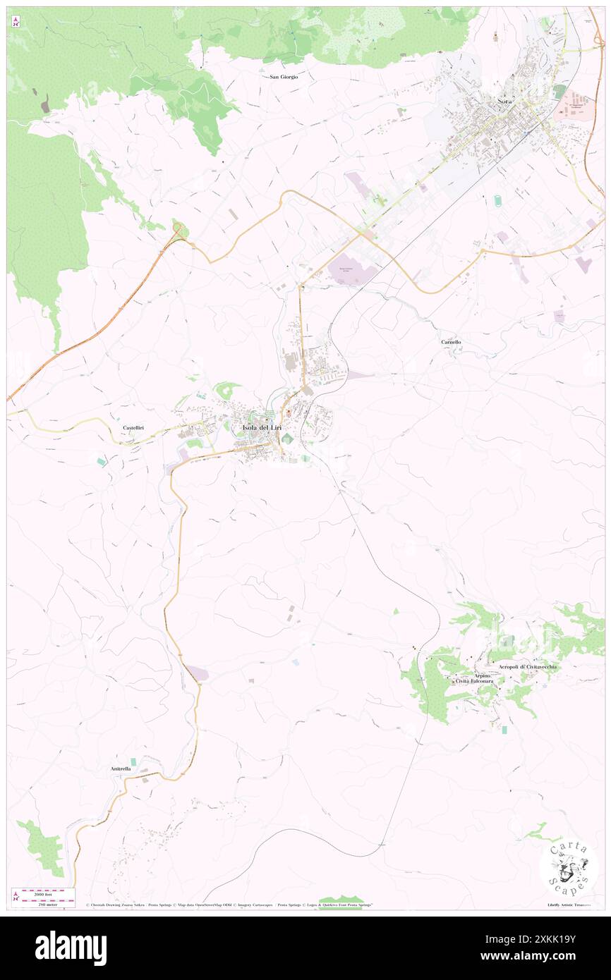 Stadio Nazareth, Provincia di Frosinone, IT, Italie, Latium, n 41 40' 31'', N 13 34' 49'', carte, Cartascapes carte publiée en 2024. Explorez Cartascapes, une carte qui révèle la diversité des paysages, des cultures et des écosystèmes de la Terre. Voyage à travers le temps et l'espace, découvrir l'interconnexion du passé, du présent et de l'avenir de notre planète. Banque D'Images