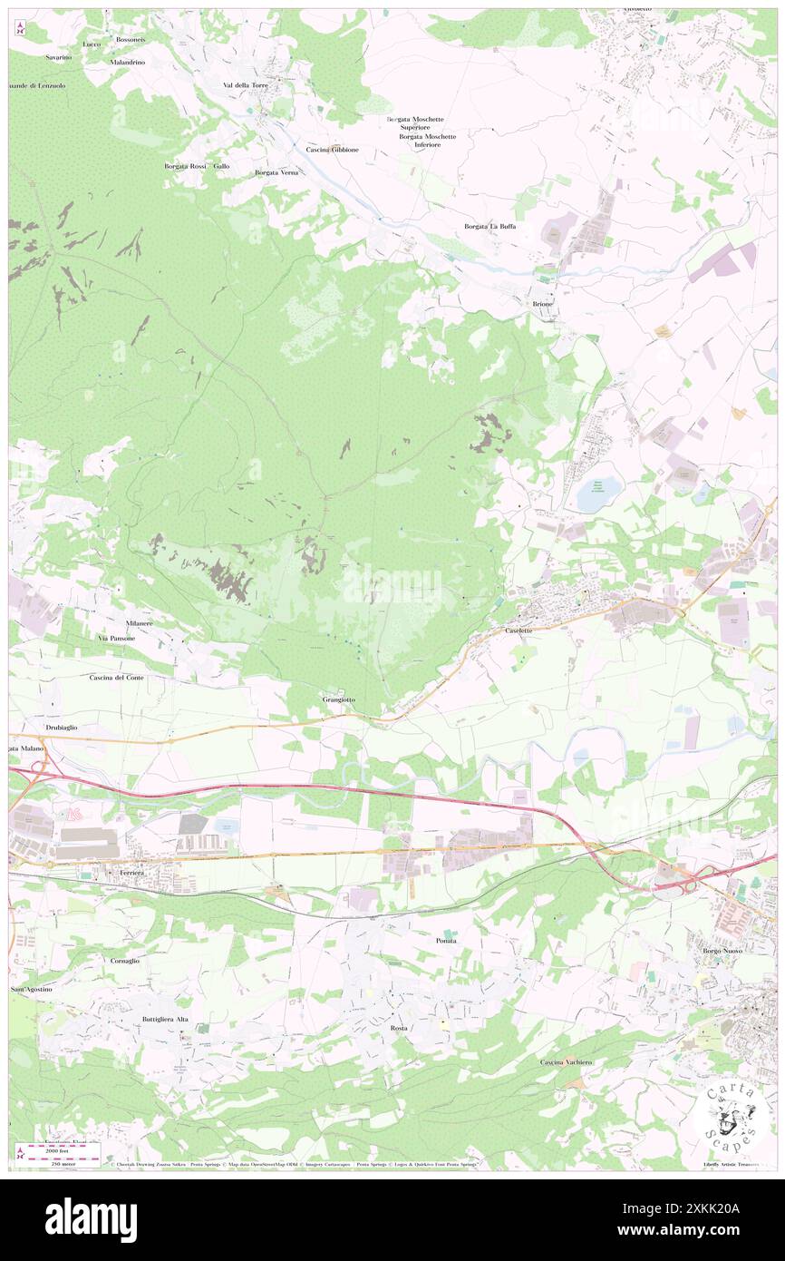 Caselette, Turin, IT, Italie, Piémont, n 45 6' 35'', N 7 29' 8'', carte, Carthascapes carte publiée en 2024. Explorez Cartascapes, une carte qui révèle la diversité des paysages, des cultures et des écosystèmes de la Terre. Voyage à travers le temps et l'espace, découvrir l'interconnexion du passé, du présent et de l'avenir de notre planète. Banque D'Images