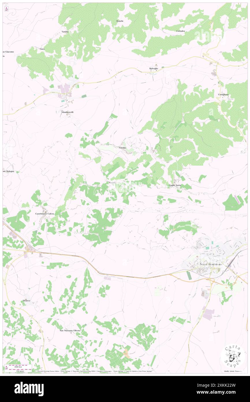 Noche, Provincia di Asti, IT, Italie, Piémont, n 44 47' 44'', N 8 19' 6'', carte, Cartascapes carte publiée en 2024. Explorez Cartascapes, une carte qui révèle la diversité des paysages, des cultures et des écosystèmes de la Terre. Voyage à travers le temps et l'espace, découvrir l'interconnexion du passé, du présent et de l'avenir de notre planète. Banque D'Images