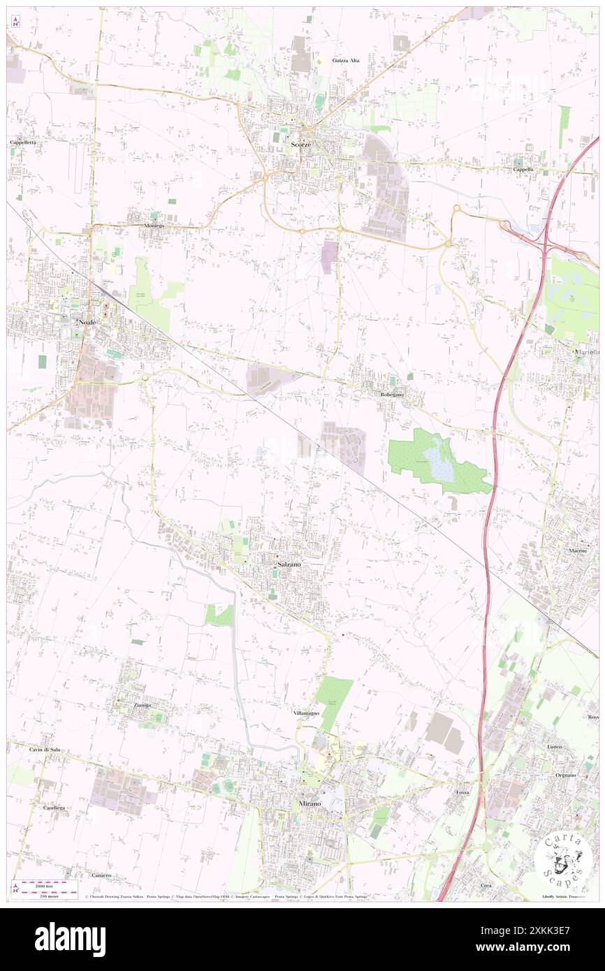 Salzano, Provincia di Venezia, IT, Italie, Vénétie, n 45 31' 19'', N 12 6' 5'', carte, Cartascapes carte publiée en 2024. Explorez Cartascapes, une carte qui révèle la diversité des paysages, des cultures et des écosystèmes de la Terre. Voyage à travers le temps et l'espace, découvrir l'interconnexion du passé, du présent et de l'avenir de notre planète. Banque D'Images