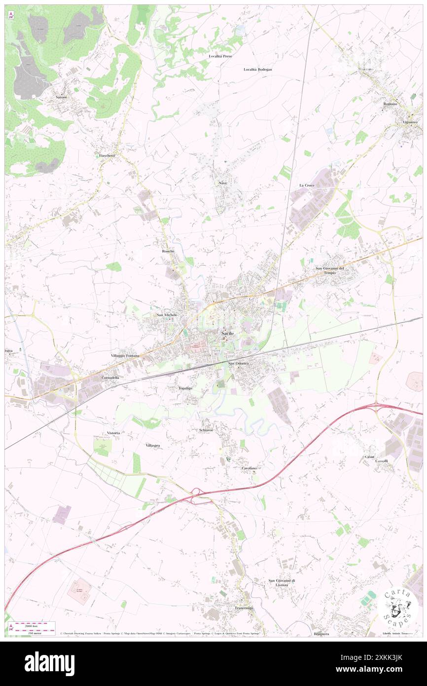 Ospedale civile, Pordenone, IT, Italie, Frioul-Vénétie Julienne, n 45 57' 21'', N 12 30' 0'', carte, Cartascapes carte publiée en 2024. Explorez Cartascapes, une carte qui révèle la diversité des paysages, des cultures et des écosystèmes de la Terre. Voyage à travers le temps et l'espace, découvrir l'interconnexion du passé, du présent et de l'avenir de notre planète. Banque D'Images