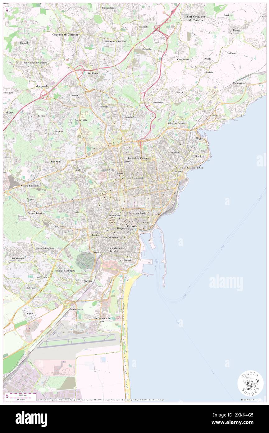 Piazza Carlo Alberto, Catane, IT, Italie, Sicile, n 37 30' 34'', N 15 5' 18'', carte, Cartascapes carte publiée en 2024. Explorez Cartascapes, une carte qui révèle la diversité des paysages, des cultures et des écosystèmes de la Terre. Voyage à travers le temps et l'espace, découvrir l'interconnexion du passé, du présent et de l'avenir de notre planète. Banque D'Images