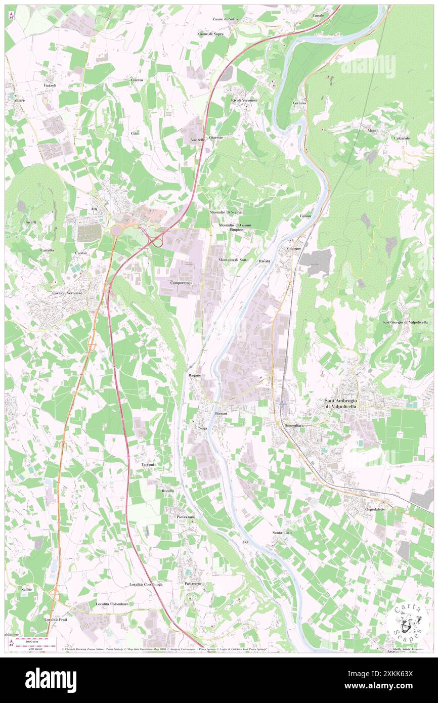 Tezze, Provincia di Verona, IT, Italie, Vénétie, n 45 32' 3'', N 10 48' 21'', carte, Cartascapes carte publiée en 2024. Explorez Cartascapes, une carte qui révèle la diversité des paysages, des cultures et des écosystèmes de la Terre. Voyage à travers le temps et l'espace, découvrir l'interconnexion du passé, du présent et de l'avenir de notre planète. Banque D'Images