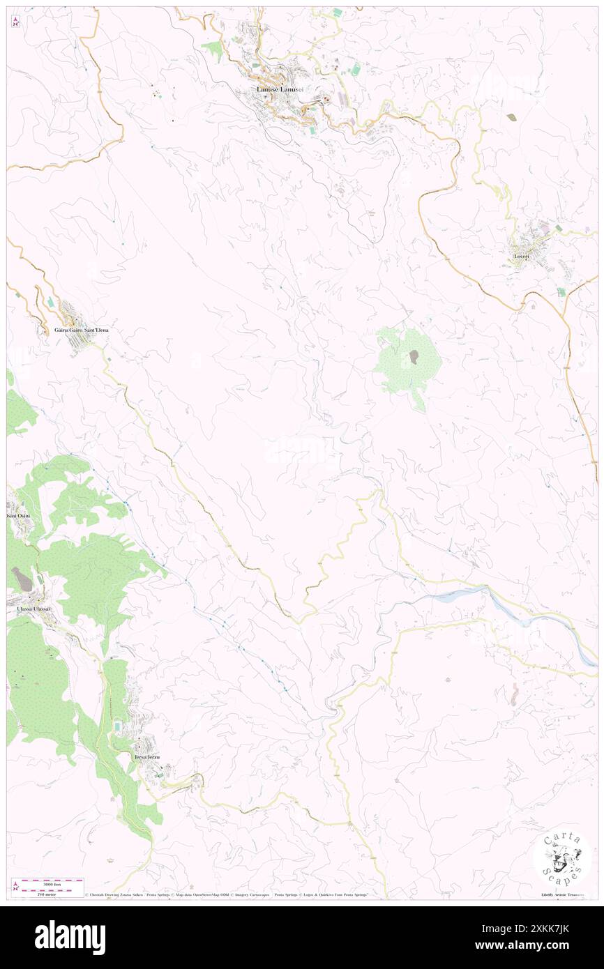 sa Pruna, IT, Italie, Sardaigne, N 39 49' 51'', N 9 32' 41'', carte, Carthascapes carte publiée en 2024. Explorez Cartascapes, une carte qui révèle la diversité des paysages, des cultures et des écosystèmes de la Terre. Voyage à travers le temps et l'espace, découvrir l'interconnexion du passé, du présent et de l'avenir de notre planète. Banque D'Images