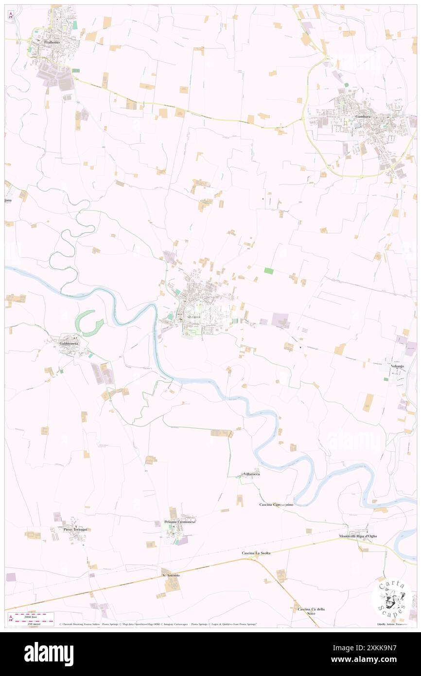 Ostiano, Provincia di Cremona, IT, Italie, Lombardie, n 45 13' 21'', N 10 15' 16'', carte, Cartascapes carte publiée en 2024. Explorez Cartascapes, une carte qui révèle la diversité des paysages, des cultures et des écosystèmes de la Terre. Voyage à travers le temps et l'espace, découvrir l'interconnexion du passé, du présent et de l'avenir de notre planète. Banque D'Images