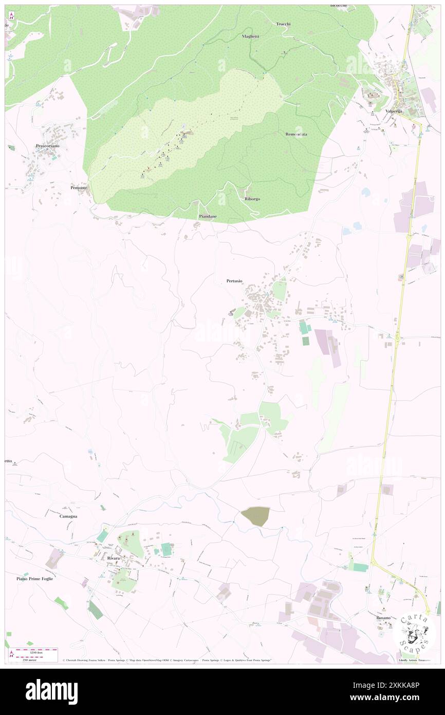 Pertusio, Turin, IT, Italie, Piémont, n 45 21' 20'', N 7 38' 29'', carte, Carthascapes carte publiée en 2024. Explorez Cartascapes, une carte qui révèle la diversité des paysages, des cultures et des écosystèmes de la Terre. Voyage à travers le temps et l'espace, découvrir l'interconnexion du passé, du présent et de l'avenir de notre planète. Banque D'Images