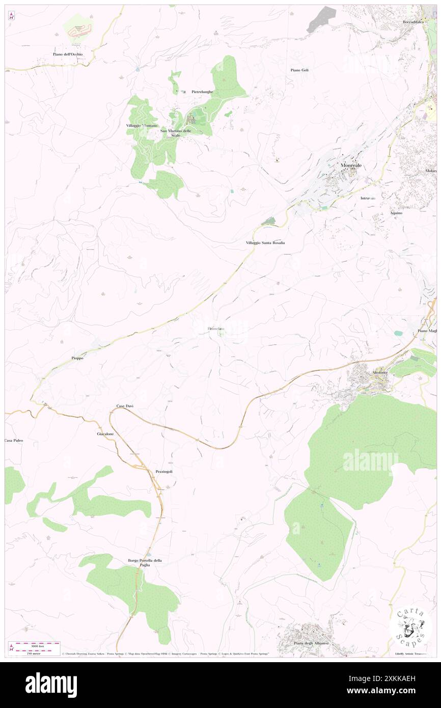 Acquapark Monreale, Palerme, IT, Italie, Sicile, n 38 3' 7'', N 13 15' 41'', carte, Carthascapes carte publiée en 2024. Explorez Cartascapes, une carte qui révèle la diversité des paysages, des cultures et des écosystèmes de la Terre. Voyage à travers le temps et l'espace, découvrir l'interconnexion du passé, du présent et de l'avenir de notre planète. Banque D'Images