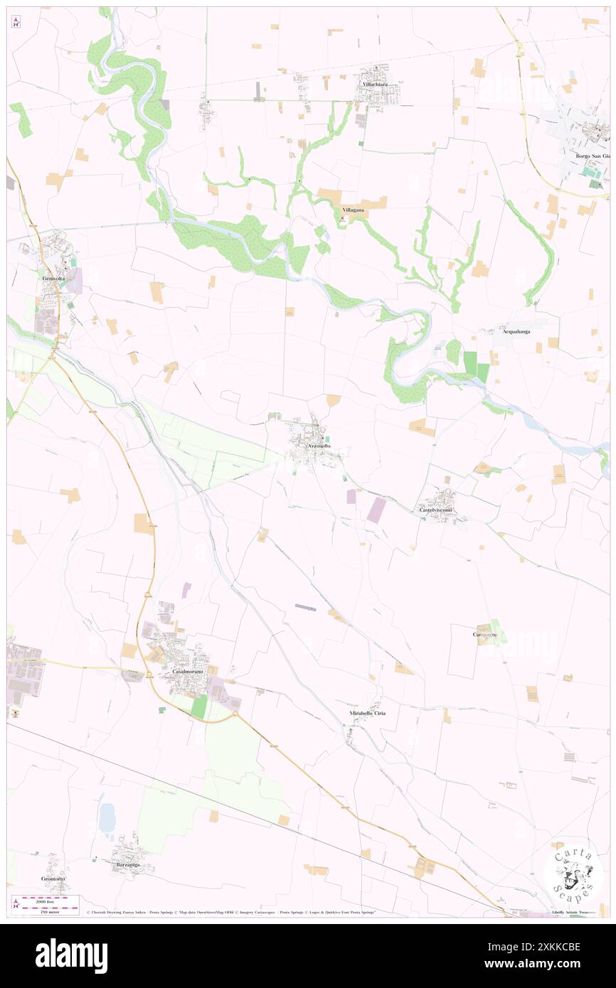 Azzanello, Provincia di Cremona, IT, Italie, Lombardie, n 45 18' 47'', N 9 55' 11'', carte, Carthascapes carte publiée en 2024. Explorez Cartascapes, une carte qui révèle la diversité des paysages, des cultures et des écosystèmes de la Terre. Voyage à travers le temps et l'espace, découvrir l'interconnexion du passé, du présent et de l'avenir de notre planète. Banque D'Images