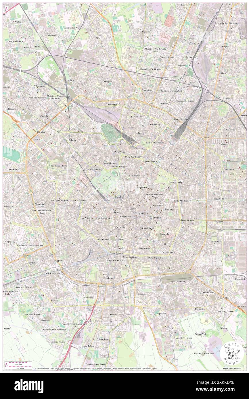 Napoli Hotel, Città metropolitana di Milano, IT, Italie, Lombardie, N 45 28' 19'', N 9 11' 0'', map, Carthascapes carte publiée en 2024. Explorez Cartascapes, une carte qui révèle la diversité des paysages, des cultures et des écosystèmes de la Terre. Voyage à travers le temps et l'espace, découvrir l'interconnexion du passé, du présent et de l'avenir de notre planète. Banque D'Images