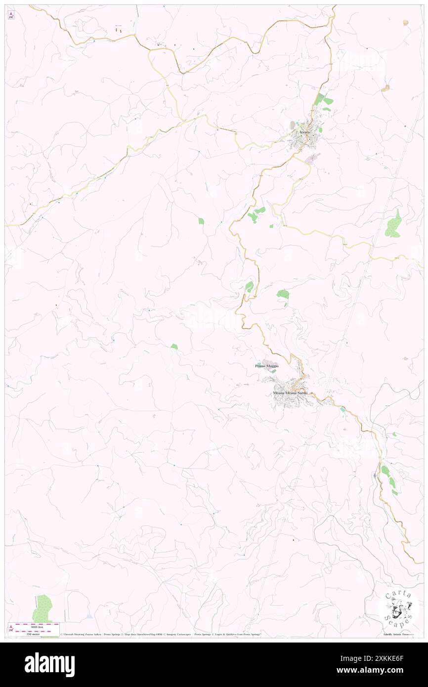 Funtana 'e Salassi, IT, Italie, Sardaigne, N 39 57' 26'', N 9 3' 14'', carte, Carthascapes carte publiée en 2024. Explorez Cartascapes, une carte qui révèle la diversité des paysages, des cultures et des écosystèmes de la Terre. Voyage à travers le temps et l'espace, découvrir l'interconnexion du passé, du présent et de l'avenir de notre planète. Banque D'Images