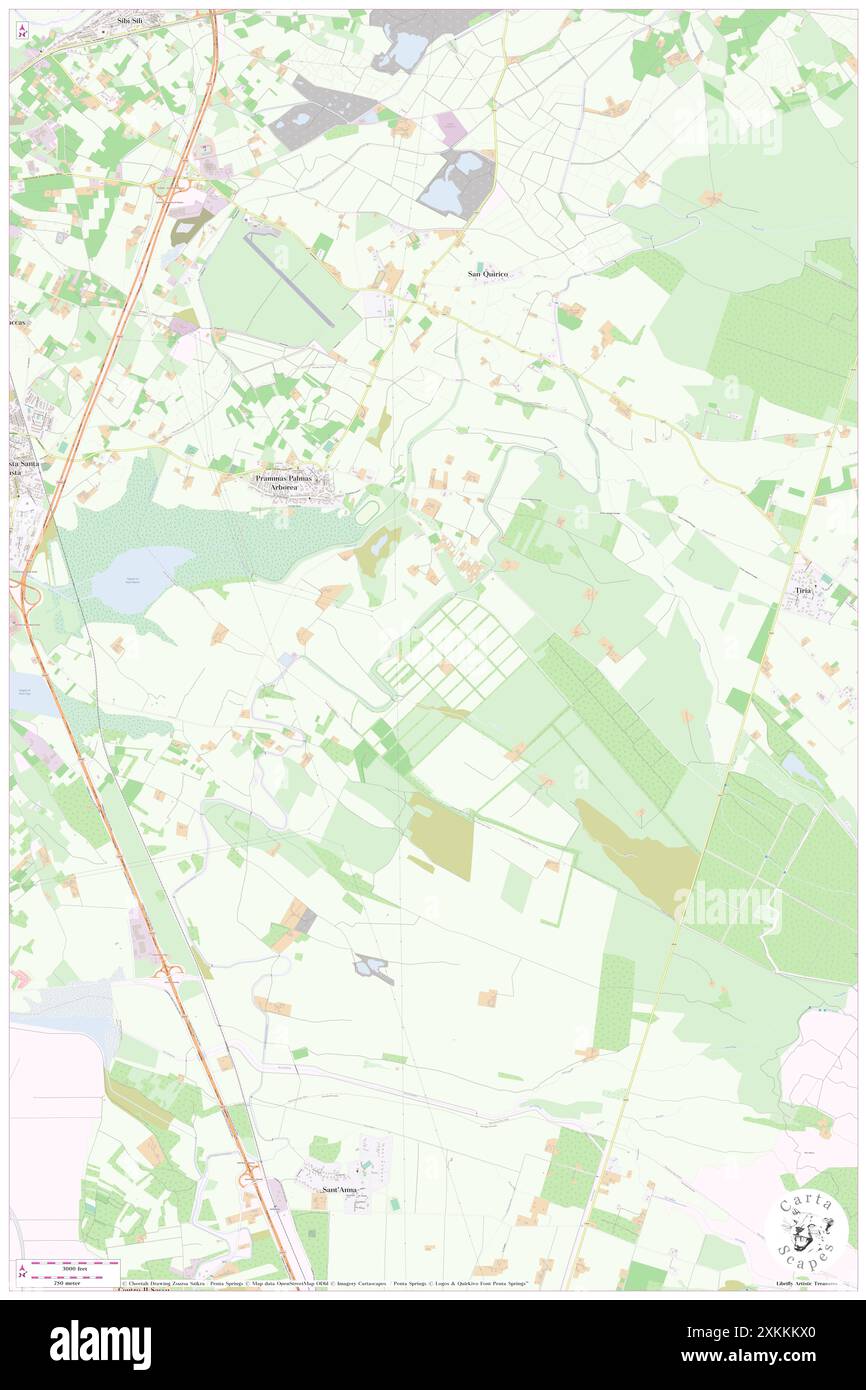 IS Mellonis, IT, Italie, Sardaigne, N 39 51' 41'', N 8 39' 36'', carte, Carthascapes carte publiée en 2024. Explorez Cartascapes, une carte qui révèle la diversité des paysages, des cultures et des écosystèmes de la Terre. Voyage à travers le temps et l'espace, découvrir l'interconnexion du passé, du présent et de l'avenir de notre planète. Banque D'Images