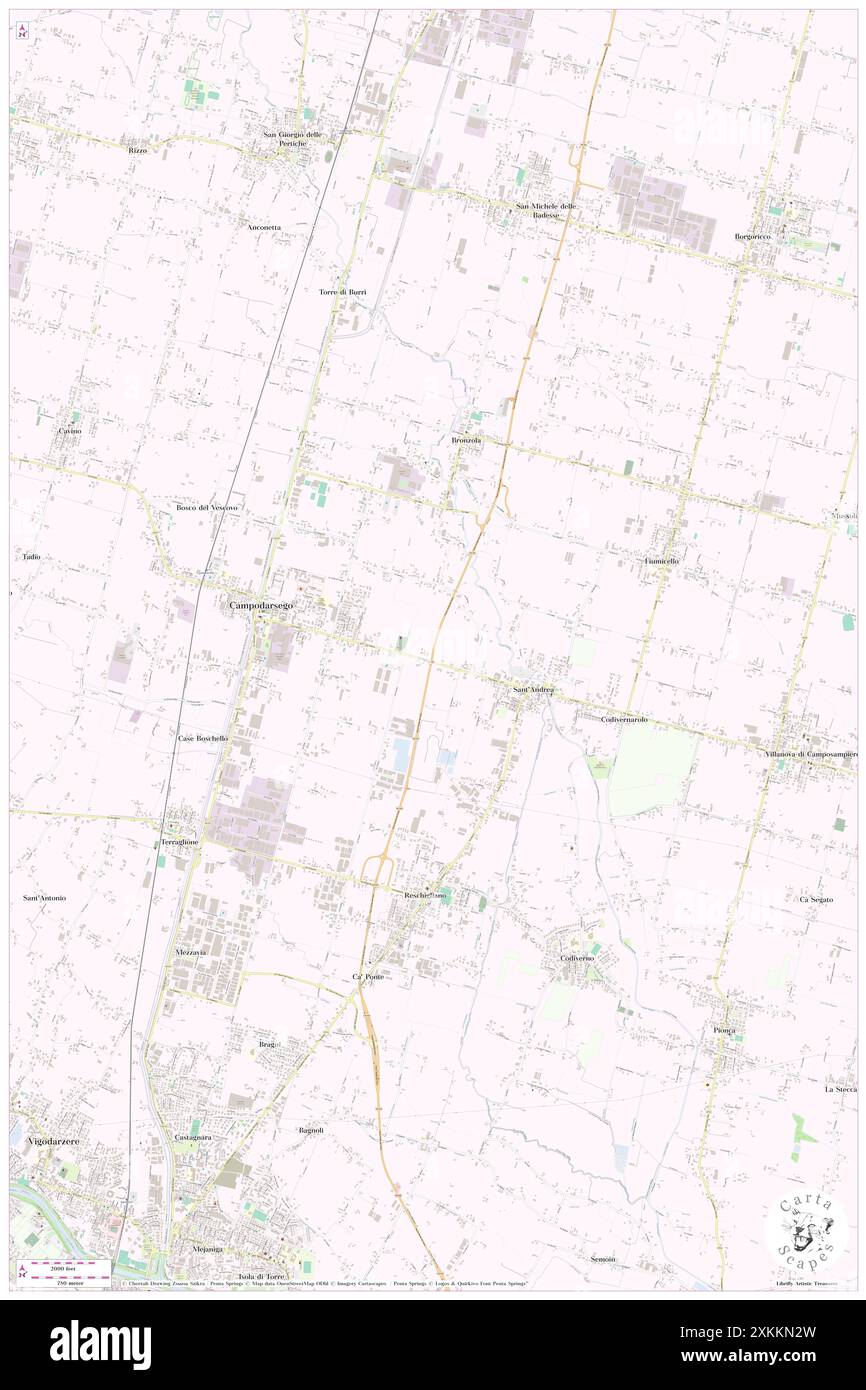 Campodarsego, Provincia di Padova, IT, Italie, Vénétie, n 45 30' 21'', N 11 55' 15'', carte, Cartascapes carte publiée en 2024. Explorez Cartascapes, une carte qui révèle la diversité des paysages, des cultures et des écosystèmes de la Terre. Voyage à travers le temps et l'espace, découvrir l'interconnexion du passé, du présent et de l'avenir de notre planète. Banque D'Images