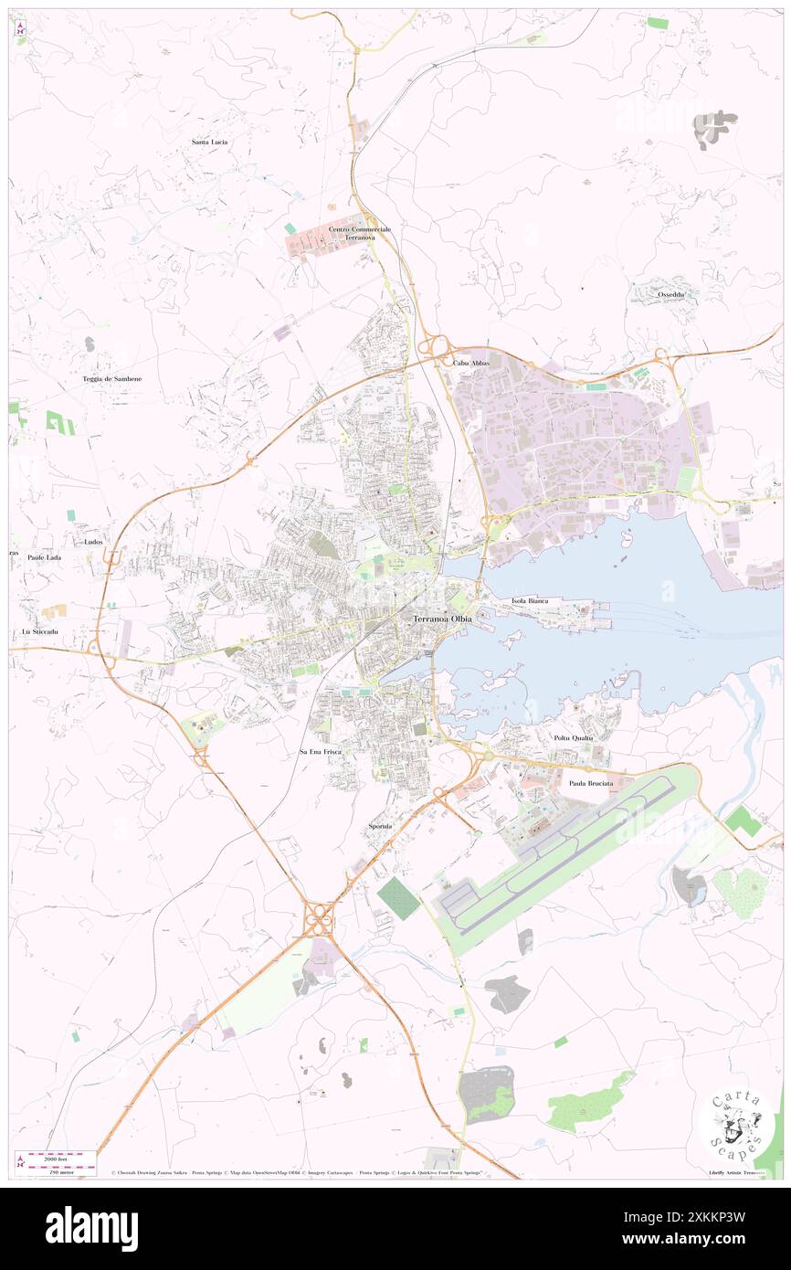 Basilique de San Simplicio, Provincia di Sassari, IT, Italie, Sardaigne, n 40 55' 32'', N 9 29' 48'', carte, Cartascapes carte publiée en 2024. Explorez Cartascapes, une carte qui révèle la diversité des paysages, des cultures et des écosystèmes de la Terre. Voyage à travers le temps et l'espace, découvrir l'interconnexion du passé, du présent et de l'avenir de notre planète. Banque D'Images