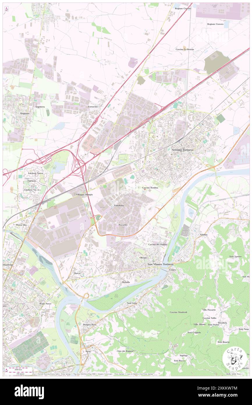 San Giorgio, Torino, IT, Italie, Piémont, n 45 7' 33'', N 7 44' 52'', carte, Cartascapes carte publiée en 2024. Explorez Cartascapes, une carte qui révèle la diversité des paysages, des cultures et des écosystèmes de la Terre. Voyage à travers le temps et l'espace, découvrir l'interconnexion du passé, du présent et de l'avenir de notre planète. Banque D'Images