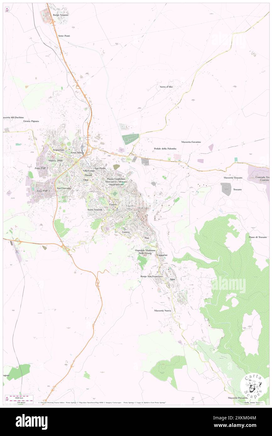 San Rocco, Provincia di Matera, IT, Italie, Basilicate, n 40 40' 3'', N 16 36' 30'', carte, Cartascapes carte publiée en 2024. Explorez Cartascapes, une carte qui révèle la diversité des paysages, des cultures et des écosystèmes de la Terre. Voyage à travers le temps et l'espace, découvrir l'interconnexion du passé, du présent et de l'avenir de notre planète. Banque D'Images