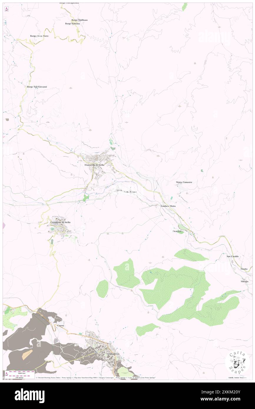 Grava, Catane, IT, Italie, Sicile, n 37 53' 33'', N 15 8' 58'', carte, Cartascapes carte publiée en 2024. Explorez Cartascapes, une carte qui révèle la diversité des paysages, des cultures et des écosystèmes de la Terre. Voyage à travers le temps et l'espace, découvrir l'interconnexion du passé, du présent et de l'avenir de notre planète. Banque D'Images