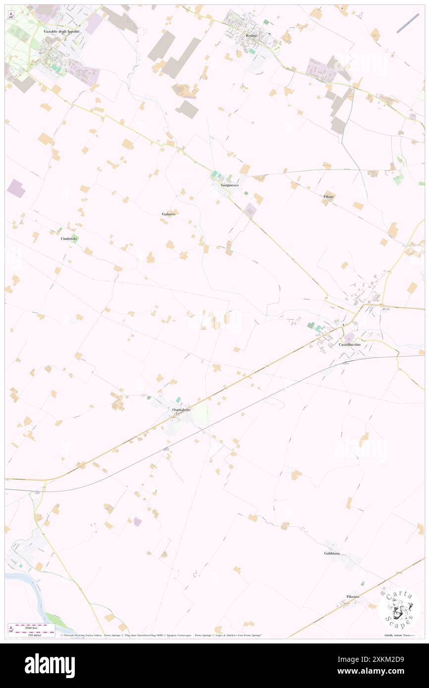 Carrobbio, Provincia di Mantova, IT, Italie, Lombardie, n 45 9' 3'', N 10 36' 58'', carte, Carthascapes carte publiée en 2024. Explorez Cartascapes, une carte qui révèle la diversité des paysages, des cultures et des écosystèmes de la Terre. Voyage à travers le temps et l'espace, découvrir l'interconnexion du passé, du présent et de l'avenir de notre planète. Banque D'Images