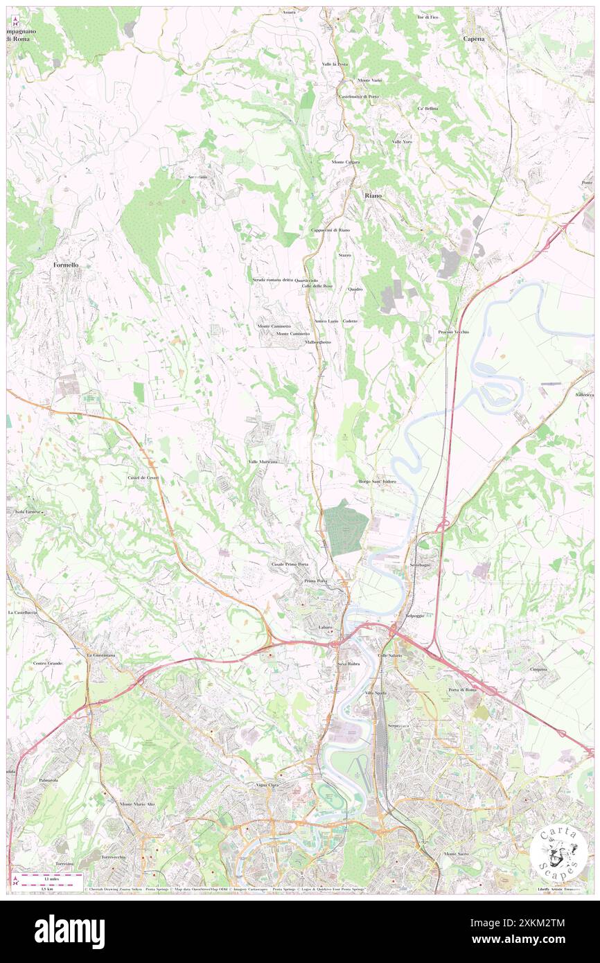 Prima Porta, Città metropolitana di Roma capitale, IT, Italie, Latium, N 42 0' 0'', N 12 28' 59'', carte, Cartascapes carte publiée en 2024. Explorez Cartascapes, une carte qui révèle la diversité des paysages, des cultures et des écosystèmes de la Terre. Voyage à travers le temps et l'espace, découvrir l'interconnexion du passé, du présent et de l'avenir de notre planète. Banque D'Images