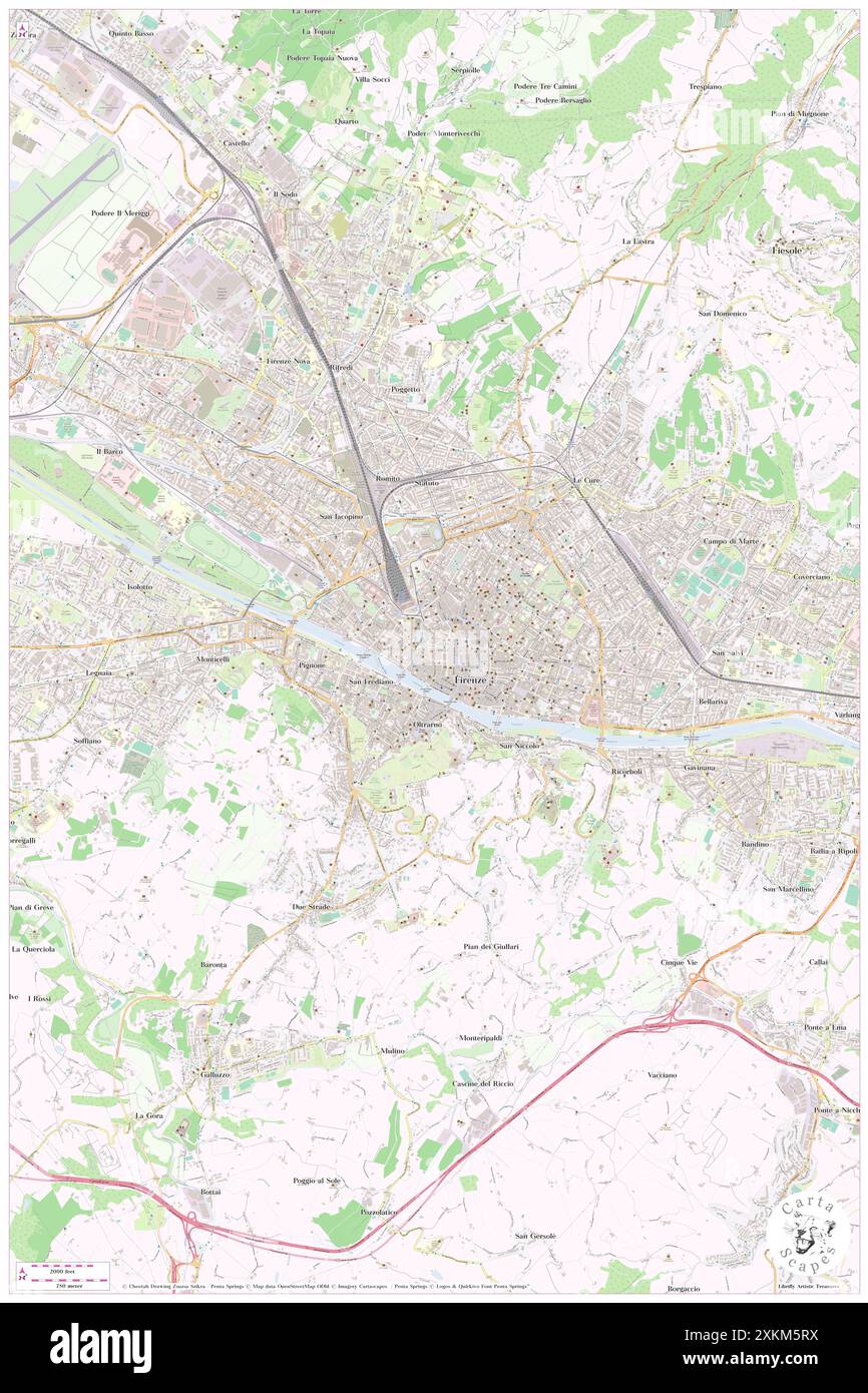 Hotel de la ville, Province de Florence, IT, Italie, Toscane, n 43 46' 20'', N 11 15' 4'', carte, Cartascapes carte publiée en 2024. Explorez Cartascapes, une carte qui révèle la diversité des paysages, des cultures et des écosystèmes de la Terre. Voyage à travers le temps et l'espace, découvrir l'interconnexion du passé, du présent et de l'avenir de notre planète. Banque D'Images