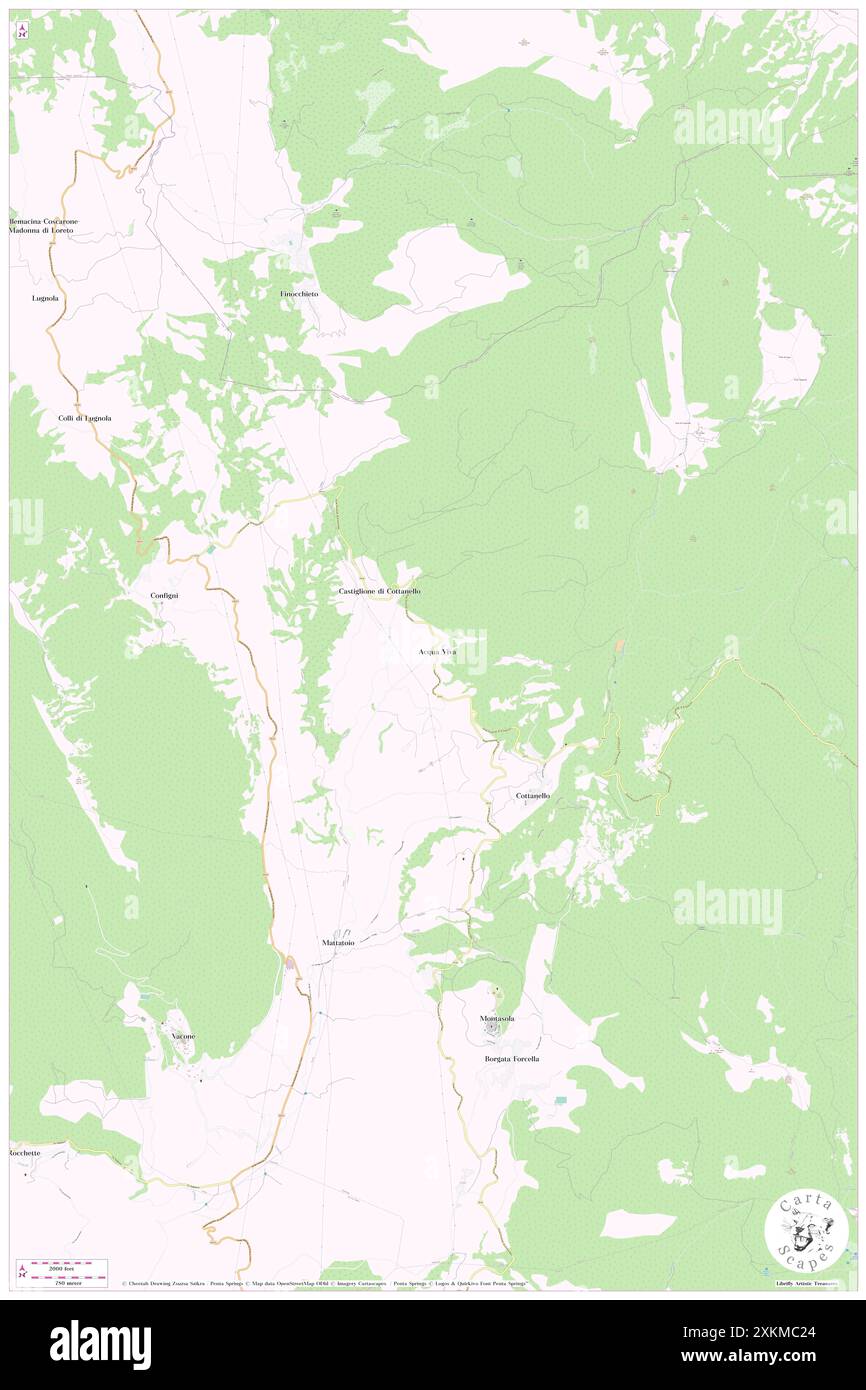 Acquaviva, Provincia di Rieti, IT, Italie, Latium, n 42 25' 7'', N 12 40' 26'', carte, Carthascapes carte publiée en 2024. Explorez Cartascapes, une carte qui révèle la diversité des paysages, des cultures et des écosystèmes de la Terre. Voyage à travers le temps et l'espace, découvrir l'interconnexion du passé, du présent et de l'avenir de notre planète. Banque D'Images