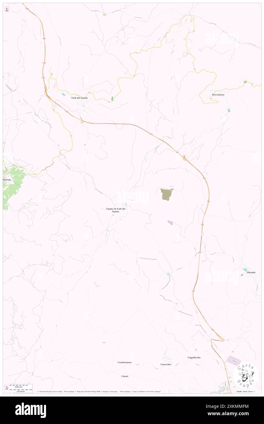 Taverne della Vandra, Provincia di Isernia, IT, Italie, Molise, n 41 40' 0'', N 14 11' 59'', carte, Cartascapes carte publiée en 2024. Explorez Cartascapes, une carte qui révèle la diversité des paysages, des cultures et des écosystèmes de la Terre. Voyage à travers le temps et l'espace, découvrir l'interconnexion du passé, du présent et de l'avenir de notre planète. Banque D'Images