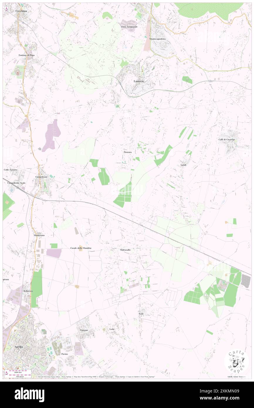 Lanuvio, Città metropolitana di Roma capitale, IT, Italie, Latium, N 41 40' 22'', N 12 41' 38'', carte, Cartascapes carte publiée en 2024. Explorez Cartascapes, une carte qui révèle la diversité des paysages, des cultures et des écosystèmes de la Terre. Voyage à travers le temps et l'espace, découvrir l'interconnexion du passé, du présent et de l'avenir de notre planète. Banque D'Images