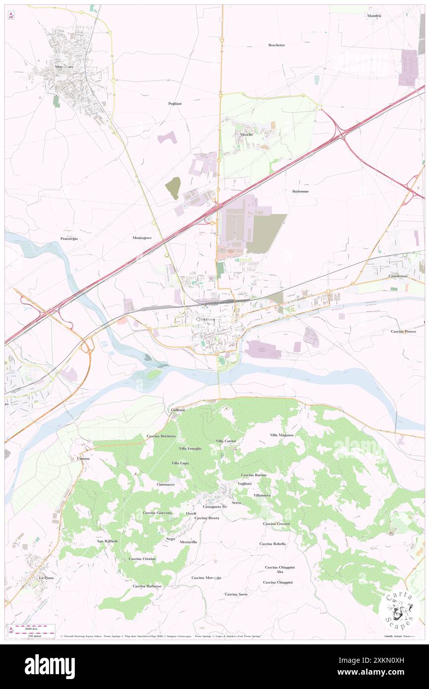 Cathédrale Sainte-Marie de l'Assomption, Turin, IT, Italie, Piémont, n 45 11' 25'', N 7 53' 21'', carte, Carthascapes carte publiée en 2024. Explorez Cartascapes, une carte qui révèle la diversité des paysages, des cultures et des écosystèmes de la Terre. Voyage à travers le temps et l'espace, découvrir l'interconnexion du passé, du présent et de l'avenir de notre planète. Banque D'Images