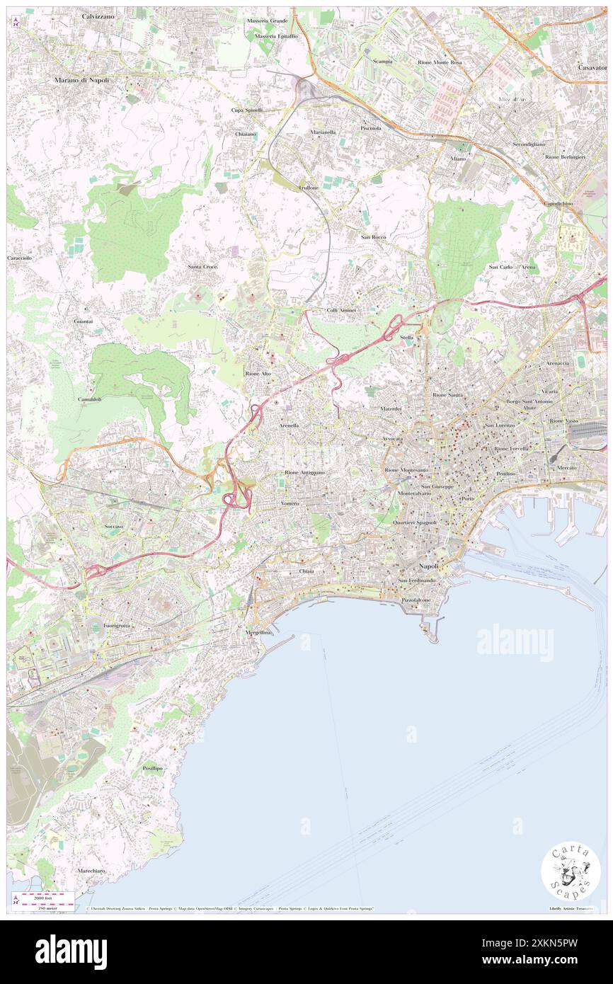 Parco Mascagna, Napoli, IT, Italie, Campanie, n 40 50' 57'', N 14 13' 41'', carte, Carthascapes carte publiée en 2024. Explorez Cartascapes, une carte qui révèle la diversité des paysages, des cultures et des écosystèmes de la Terre. Voyage à travers le temps et l'espace, découvrir l'interconnexion du passé, du présent et de l'avenir de notre planète. Banque D'Images