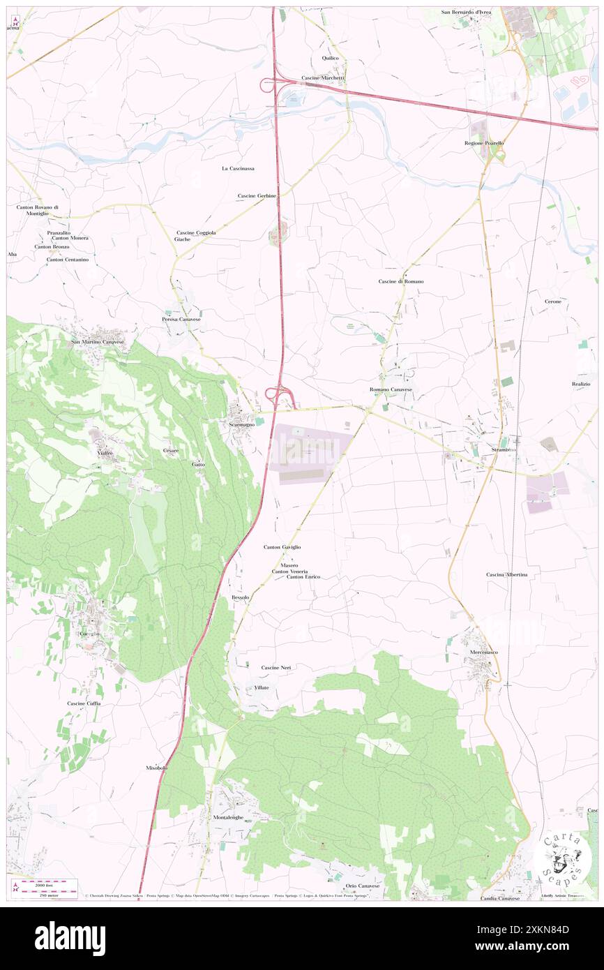 Comprensorio Olivetti, Turin, IT, Italie, Piémont, n 45 22' 51'', N 7 51' 5'', carte, Carthascapes carte publiée en 2024. Explorez Cartascapes, une carte qui révèle la diversité des paysages, des cultures et des écosystèmes de la Terre. Voyage à travers le temps et l'espace, découvrir l'interconnexion du passé, du présent et de l'avenir de notre planète. Banque D'Images