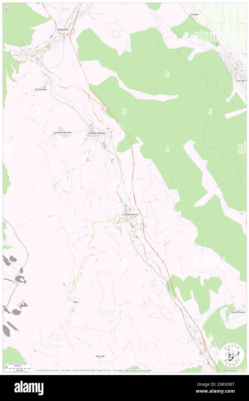 Femminella, Provincia dell' Aquila, IT, Italie, Abruzzes, n 41 55' 27'', N 13 25' 27'', carte, Cartascapes carte publiée en 2024. Explorez Cartascapes, une carte qui révèle la diversité des paysages, des cultures et des écosystèmes de la Terre. Voyage à travers le temps et l'espace, découvrir l'interconnexion du passé, du présent et de l'avenir de notre planète. Banque D'Images