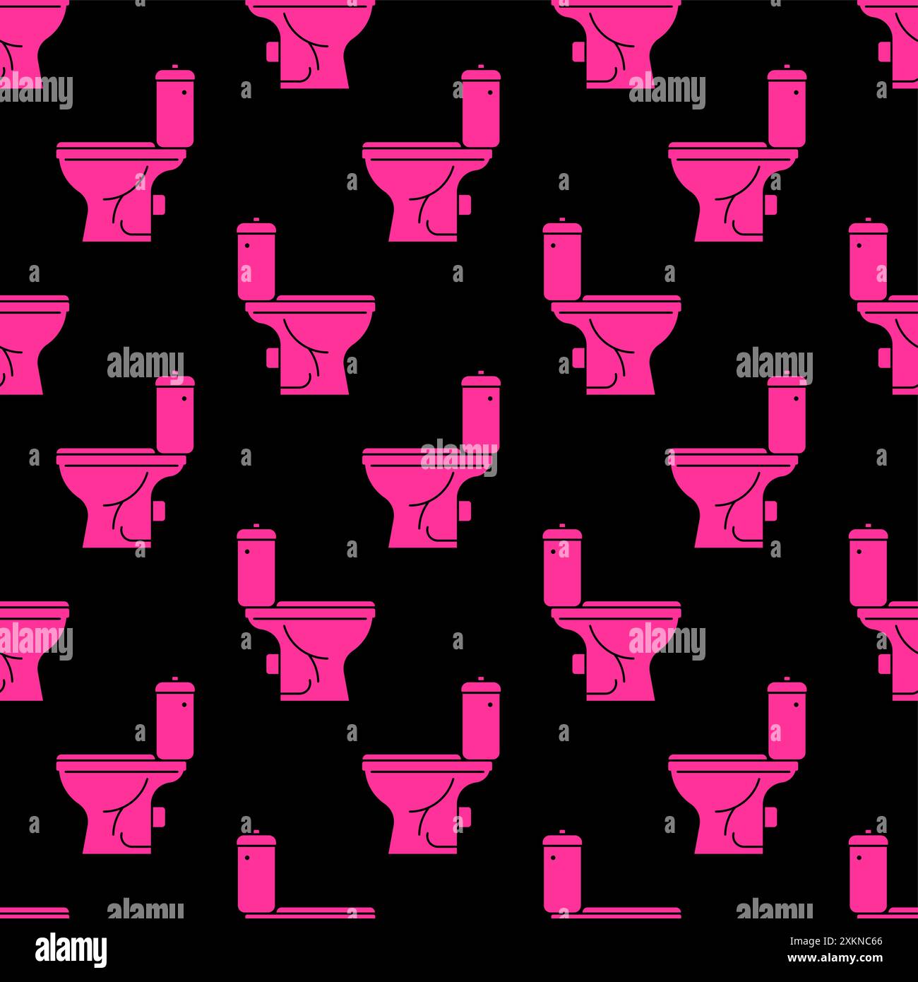Motif de pot de toilette sans couture. Contexte WC. Texture de toilette Illustration de Vecteur