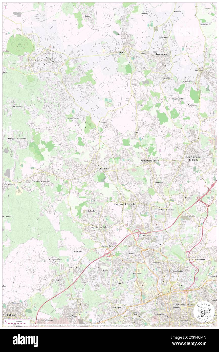 Parco Trinita Manenti, Catane, IT, Italie, Sicile, n 37 34' 30'', N 15 3' 16'', carte, Cartascapes carte publiée en 2024. Explorez Cartascapes, une carte qui révèle la diversité des paysages, des cultures et des écosystèmes de la Terre. Voyage à travers le temps et l'espace, découvrir l'interconnexion du passé, du présent et de l'avenir de notre planète. Banque D'Images