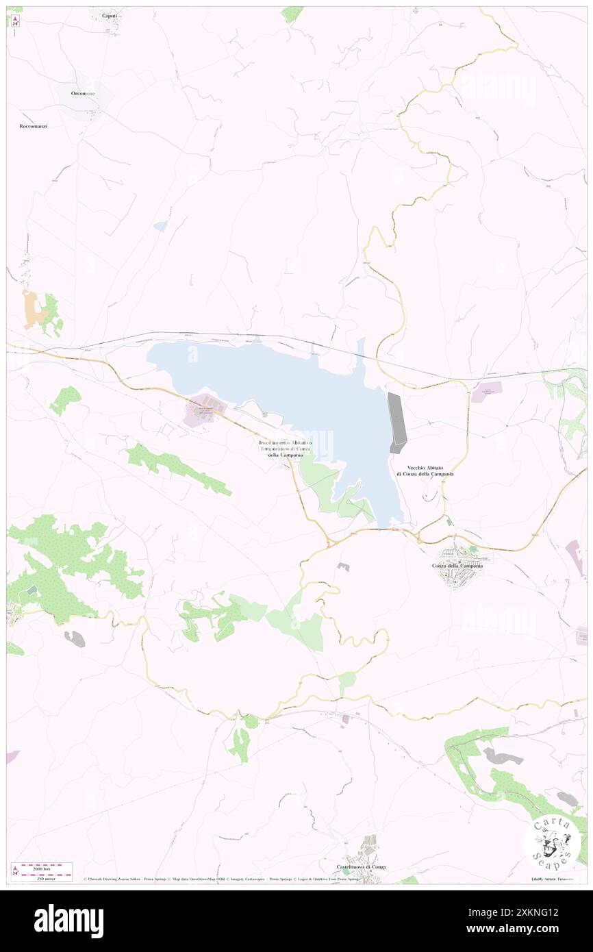 Conza della Campania, Provincia di Avellino, IT, Italie, Campania, n 40 52' 23'', N 15 18' 25'', carte, Cartascapes carte publiée en 2024. Explorez Cartascapes, une carte qui révèle la diversité des paysages, des cultures et des écosystèmes de la Terre. Voyage à travers le temps et l'espace, découvrir l'interconnexion du passé, du présent et de l'avenir de notre planète. Banque D'Images