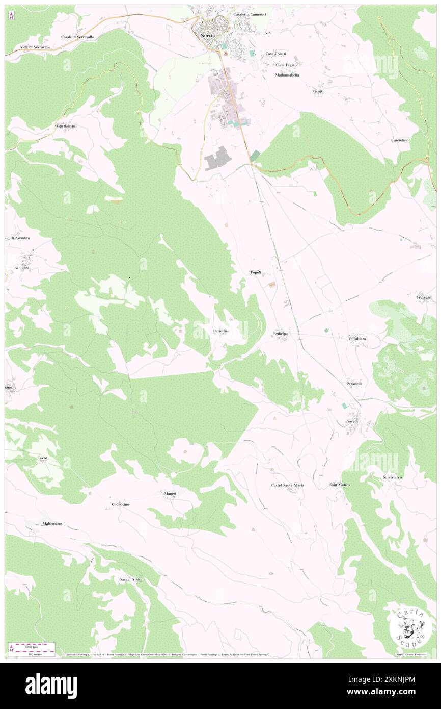 Ocricchio, Provincia di Perugia, IT, Italie, Ombrie, n 42 44' 30'', N 13 5' 45'', carte, Cartascapes carte publiée en 2024. Explorez Cartascapes, une carte qui révèle la diversité des paysages, des cultures et des écosystèmes de la Terre. Voyage à travers le temps et l'espace, découvrir l'interconnexion du passé, du présent et de l'avenir de notre planète. Banque D'Images