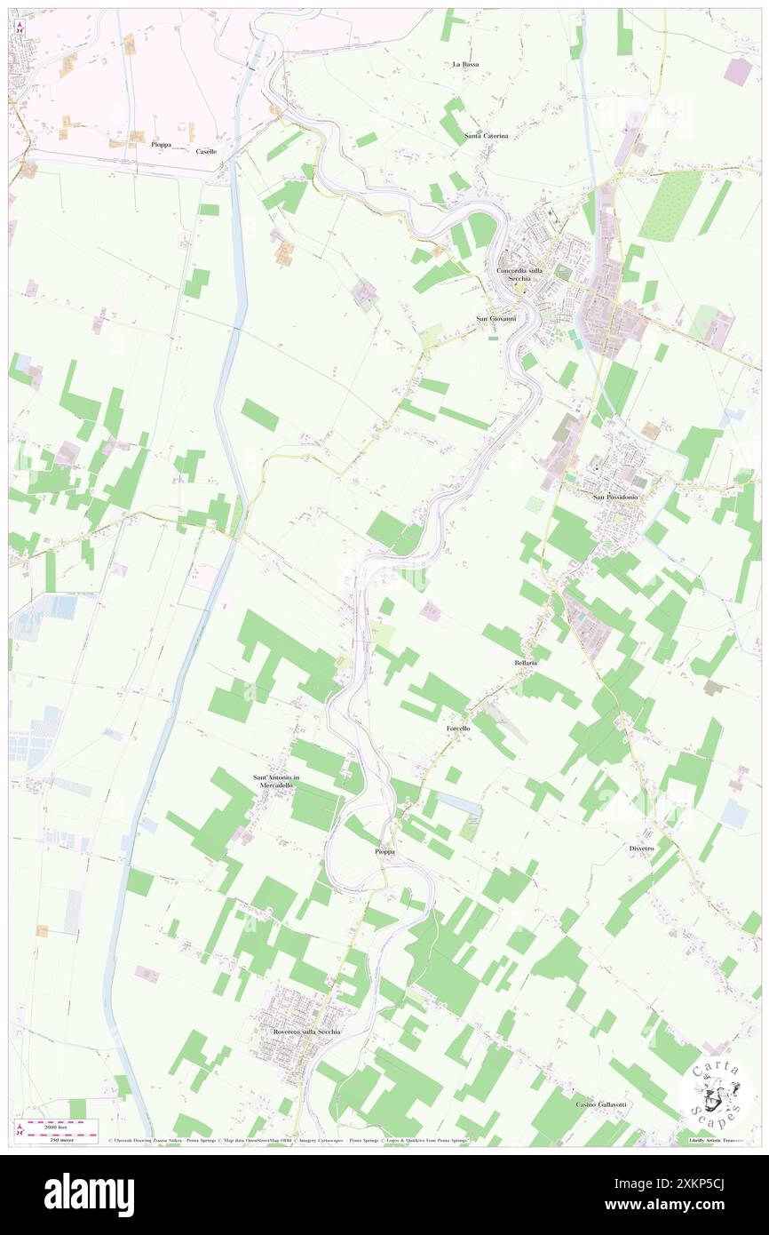 Le Caselle, Provincia di Modena, IT, Italie, Emilie-Romagne, n 44 53' 3'', N 10 57' 55'', carte, Carthascapes carte publiée en 2024. Explorez Cartascapes, une carte qui révèle la diversité des paysages, des cultures et des écosystèmes de la Terre. Voyage à travers le temps et l'espace, découvrir l'interconnexion du passé, du présent et de l'avenir de notre planète. Banque D'Images