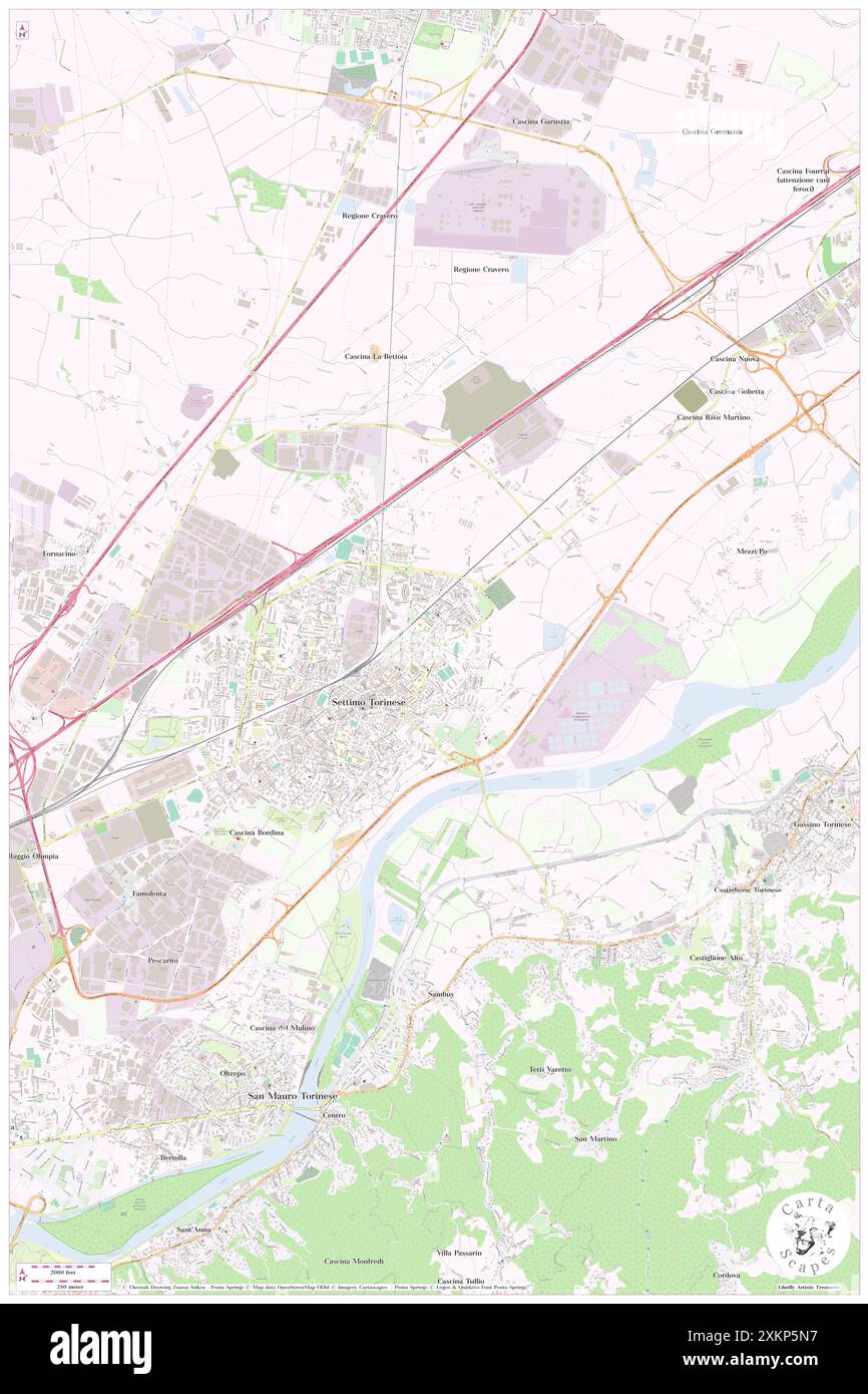 Rimbalzopoli, Turin, IT, Italie, Piémont, n 45 8' 29'', N 7 46' 43'', carte, Cartascapes carte publiée en 2024. Explorez Cartascapes, une carte qui révèle la diversité des paysages, des cultures et des écosystèmes de la Terre. Voyage à travers le temps et l'espace, découvrir l'interconnexion du passé, du présent et de l'avenir de notre planète. Banque D'Images