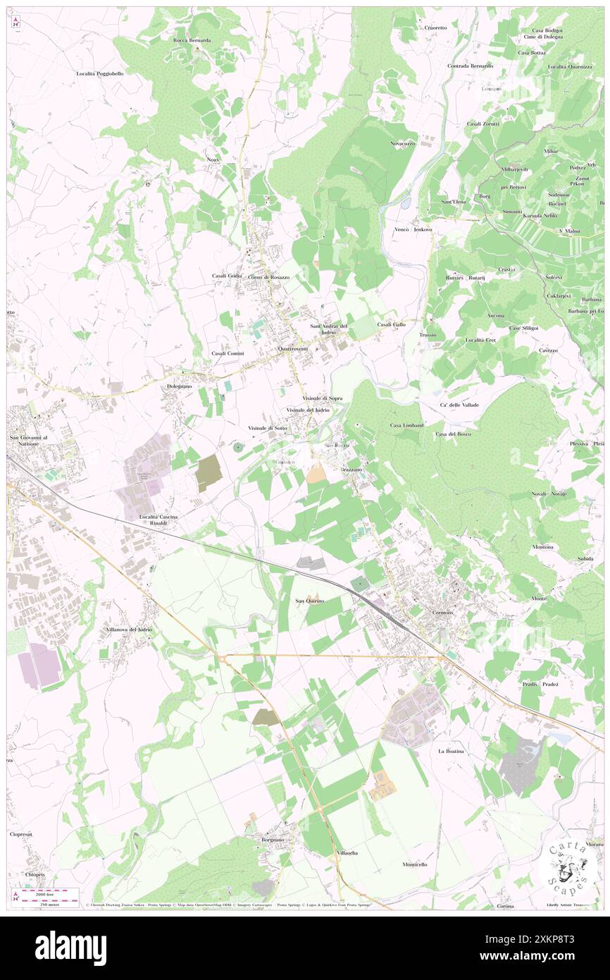 Giassico, Gorizia, IT, Italie, Friuli Venezia Giulia, n 45 58' 32'', N 13 26' 52'', carte, Cartascapes carte publiée en 2024. Explorez Cartascapes, une carte qui révèle la diversité des paysages, des cultures et des écosystèmes de la Terre. Voyage à travers le temps et l'espace, découvrir l'interconnexion du passé, du présent et de l'avenir de notre planète. Banque D'Images