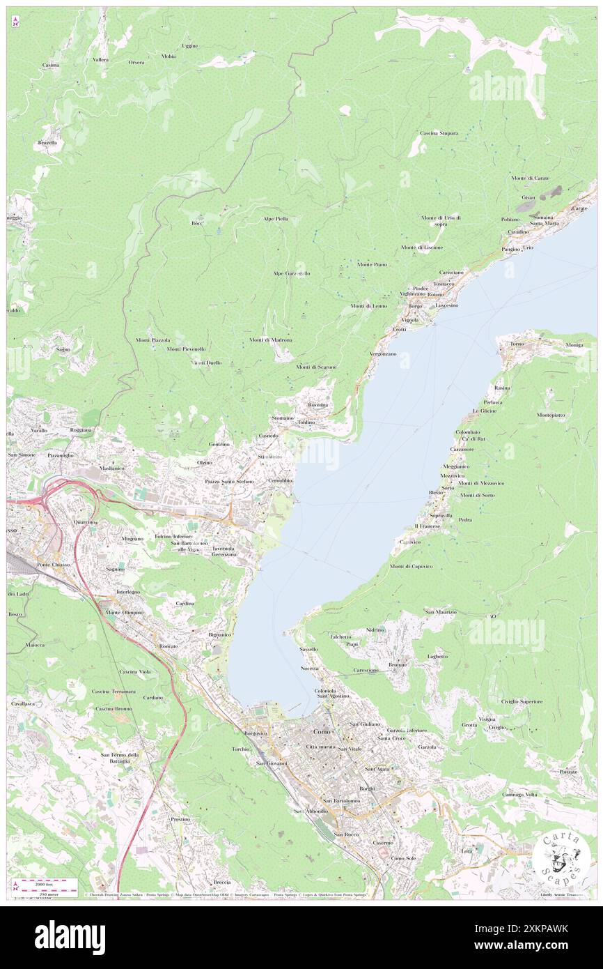 Villa D'Este, Provincia di Como, IT, Italie, Lombardie, n 45 50' 40'', N 9 4' 46'', carte, Cartascapes carte publiée en 2024. Explorez Cartascapes, une carte qui révèle la diversité des paysages, des cultures et des écosystèmes de la Terre. Voyage à travers le temps et l'espace, découvrir l'interconnexion du passé, du présent et de l'avenir de notre planète. Banque D'Images