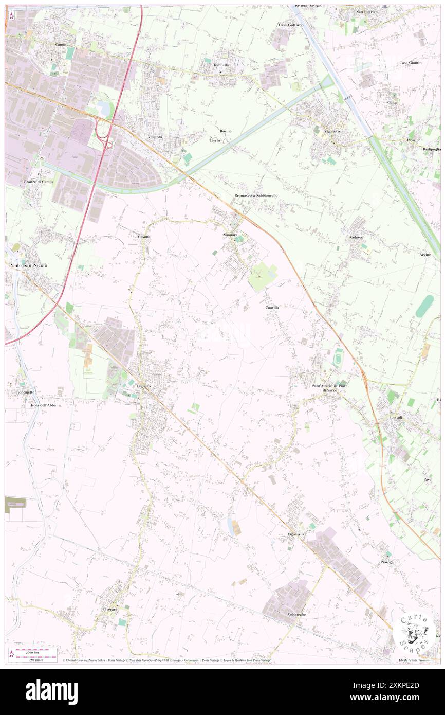 PRA, Provincia di Padova, IT, Italie, Vénétie, n 45 21' 14'', N 11 58' 56'', carte, Carthascapes carte publiée en 2024. Explorez Cartascapes, une carte qui révèle la diversité des paysages, des cultures et des écosystèmes de la Terre. Voyage à travers le temps et l'espace, découvrir l'interconnexion du passé, du présent et de l'avenir de notre planète. Banque D'Images