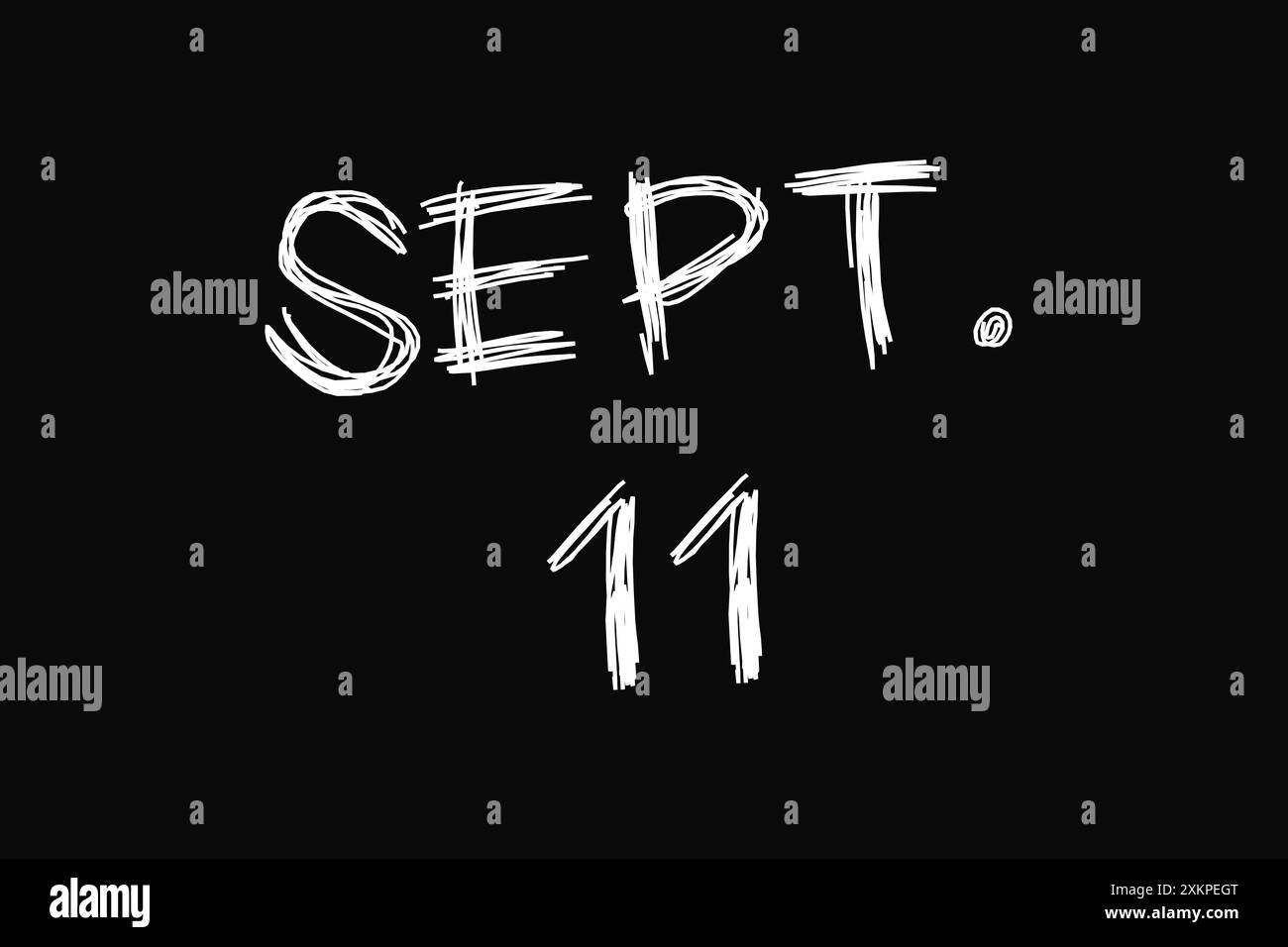 11 septembre, jour du Patriot. Nous n'oublierons jamais 9 11 Banque D'Images