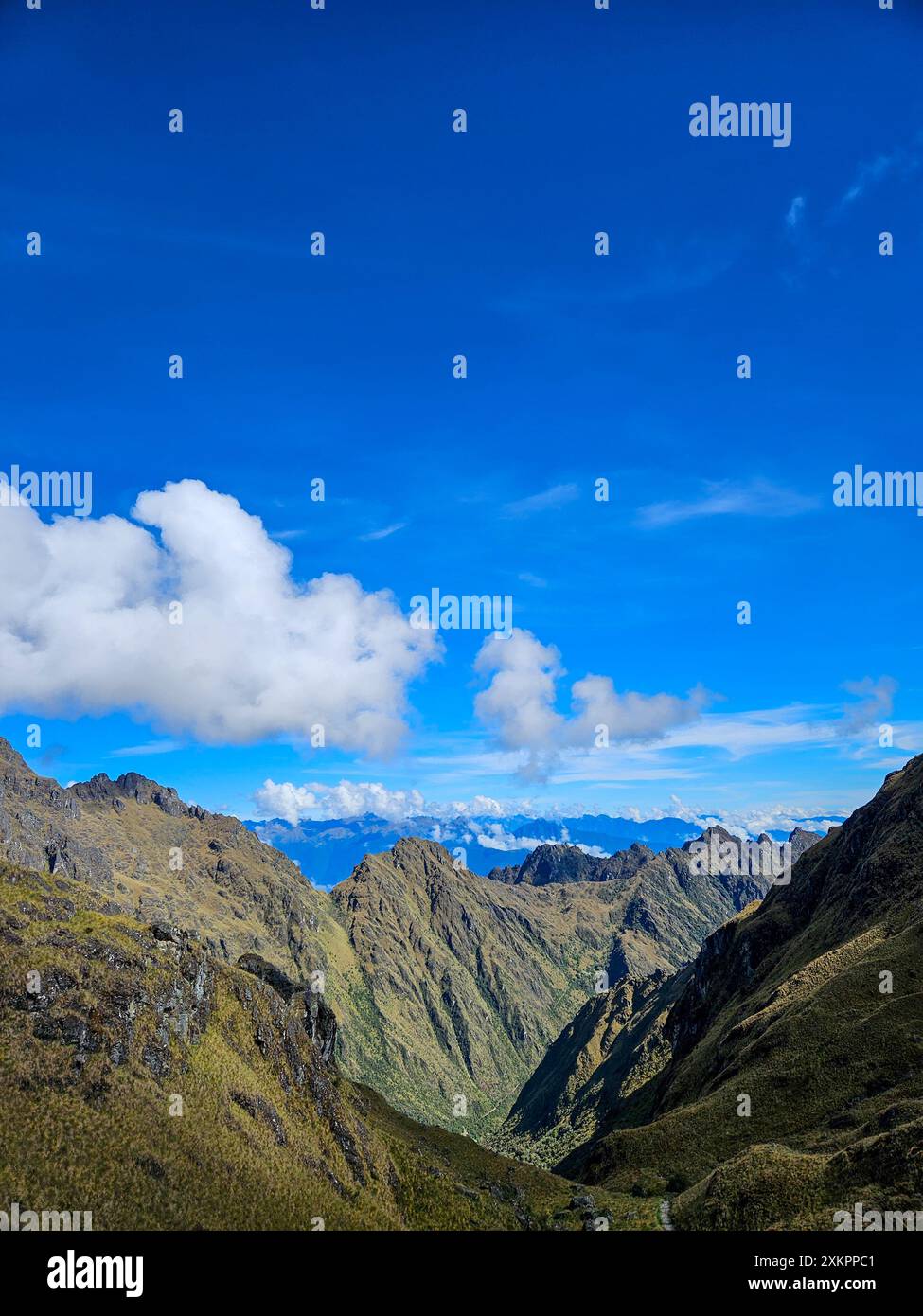 Inka Trail, Cusco, Pérou Banque D'Images